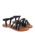 Shoetopia Chic Strappy White Flat Sandals For Women & Girls /Eu41,White,8,B0F6TWC57J