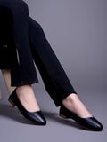 Shoetopia Women'S Blacktextured Bellies Elegant Slip-On Flats With Wavy Design For Daily Office & Casual Eu41,Black,8,B0DRJKLLZF