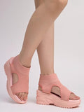 Shoetopia Women'S Platform Heel Sandal,Pink,8,B0DDJL2WTS