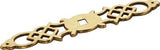 Hickory Hardware Jamestown Accents Queen Annes Lace Collection 5 1/2 Knob Backplate Lancaster Hand Polished (4)