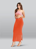 Lyra Lycra Saree Shapewear Petticoat For Womens Sarees Orrange M