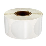 ATORSE 2x1 Roll of 500pcs Round Blank Kraft Stickers Self Adhesive Labels DIY Craft