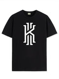 Adro Mens Printed T Shirt - Premium Cotton Graphic Printed Tshirt - Black T-Shirt - Rn24-Kobe-Bl-S