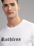 Adro Mens Printed T Shirt - Premium Cotton Graphic Printed Tshirt - White T-Shirt - Rn24-Ruth-Wh-Xl