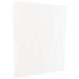 JAM PAPER Colored 80lb Cardstock - Glossy 2 Sided - 8.5 x 11 Coverstock - 216 GSM - White - 100 Sheets/Ream