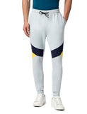 Fyltr Men'S Colourblock Joggers With Elasticated Waist And Contrast Drawstrings,Crystal Clear,Crystal Clear,36