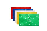 FREEDY 5 A4 Document File Folder Bag, Transparent Envelope Holder Storage Case, Snap Button Organizer, Clear Flower Plastic Cont