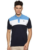 Adro Premium Polo T-Shirt For Men (Pn23-S4-Skwhnb-Sk_Skyblue_L)