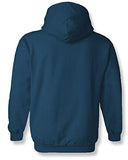 Adro Men'S Cotton Neck Hooded Sweatshirt (H20-M-Bel-Sb_Teal_L)