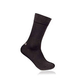Bonjour Odour Free Plain Socks For Men With Bonjour Logo_Bro201 (Brown)