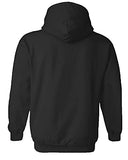 Adro Men'S Cotton Neck Hooded Sweatshirt (H21-M-Pc-Bl_Black_2Xl)