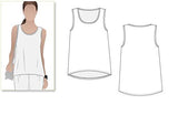Style Arc Sewing Pattern Evie Knit Top (Sizes 0416)