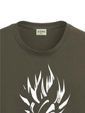 Adro Men'S Solid Regular Fit T-Shirt (Rn24-Gok-Ol_Olive,OliveApparel,M