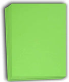 Hamilco Colored Cardstock Paper 11 x 17 Green Apple Color Card Stock Paper 50 Pack