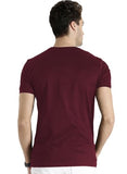 Adro Mens Never Settle Cotton T-Shirt (Rn22-03-Set-Mr_Maroon_S)