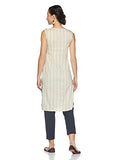 W For Woman Women'S Synthetic Kurta (18Fe17505-51264_White_Large/12)