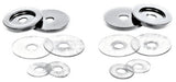 CRL Brushed Nickel Replacement Washers for Back-To Back Solid Pull Handles - Set