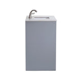 Elegant Decor Vf-1028 Single Bathroom Vanity Set, 30, Grey/Vf-1028