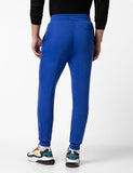 Fyltr Men'S Casual Joggers With Pintuck Design - Elasticated Waist With Drawstring | Welt Back Pocket | Solid Color,Cosmic Cobalt,Cosmic Cobalt,36