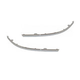 For Chrysler Town & Country 2008 2009 2010 Bumper Molding Driver and Passenger Side | Pair | Front | Made of Plastic | Chrome |