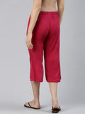 Enamor Women'S Relaxed Casual Pants (E064_Strawberry_Xl)