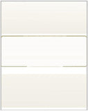 Business Voucher Check Stock - 1000 Sheets, Check in Middle, Gold Pinstripe