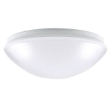 DESIGNERS FOUNTAIN EnviroLite Flush Mount Ceiling Light, 11 Inch LED Round Glass Lighting Fixture for Kitchen, Bedroom, Bathroom
