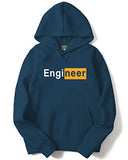Adro Men'S Cotton Neck Hooded Sweatshirt (H20-M-Egn-Sb_Teal_M)