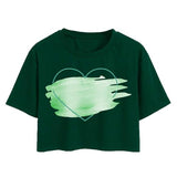 Toplot Tops For Women || Western Tops For Woman Stylish || Crop T-Shirt Western Pack Of 2 (Combo-Top-5256-Prl-Olv-Xl),Parple-Olive,,B0F6NK2WT6