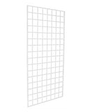 AMKO GPW25 Gridwall Panel 2 ft. x 5 ft., White Finish, in. Wire, Reinforced Double Vertical Sides, Metal Construction (Pack of