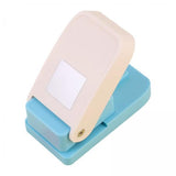 Ujeavette 2Xtab Punch Gifts Paper Punching For Self Made Index Label Card Making Notepad Square|Stamp Puncher Punching Machine H