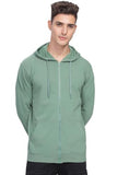 Adro Men'S Cotton Neck Hooded Sweatshirt (Zh24-Pln-Pt_Pista,PistaApparel,XL