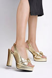 Shoetopia Women'S Sandal,Golden,5,B0CSN3LW28