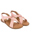 Shoetopia Girls Snd-137 Pink Flat Sandal - 3 Uk (Girls-Snd-137-Pink),Pink,3,B0CQK5H1VB