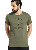 Adro You Decide Mens Printed T-Shirts (Xl, Olive Green)