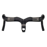 28.6 integrated bar and stem road drop one piece handlebar integrated stem road 100mm reach carbon fiber drop bar 420 * 100mm