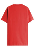 Adro Men'S Graphic Printed 100% Cotton T-Shirt - Regular Fit, Printed T-Shirts For Men (Rn24-Ftr-Rd_Red_M)