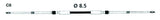 Uflex C8X22 C8 Engine Control Cable - 22'