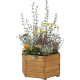 Takasho Wooden Garden Planter I Outdoor Planters I Pots For Windowsill Patio, Rustproof Indoor Plant Set Home Farm Decor Kit For