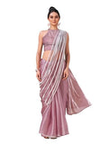 Womanista Women's Satin Designer Saree (TI6834_Lavender)