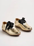 Shoetopia Girls Priya Golden Dress Shoe - 4 Uk (Girls-Priya-Golden),Golden,4,B0CQK7HHYX