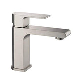 Fresca Fft9151Bn Allaro Single Hole Mount Bathroom Vanity Faucet, Brushed Nickel