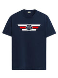 Adro Men'S Solid Regular Fit T-Shirt (Rn24-Cap-Nb_Navy Blue