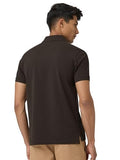 Xyxx Men'S Cotton Solid Regular Fit T-Shirt (Xy_Cr14_Polo Tshirt_1_Mocha Brown,Mocha BrownApparel,S