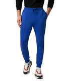 Fyltr Men'S Casual Joggers With Pintuck Design - Elasticated Waist With Drawstring | Welt Back Pocket | Solid Color,Cosmic Cobalt,Cosmic Cobalt,36