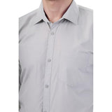 Xjarvis Austin Men'S Cotton Blend Shirt |Slim Fit Formal Shirt With Pocket |Plain | Long Sleeve Spread Collar | Casual Wear Regular Fit Shirt Pack Of 1 (Slate Grey S),Slate Grey,,B0F4X6JK9Z