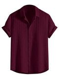 Leriya Fashion Men'S Solid Regular Fit Shirt (Lf-Ms-6246_Maroon,MaroonApparel,2XL