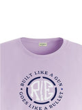 Adro Tshirt For Men | Printed T Shirt For Men | 100% Cotton T-Shirt |Printed T Shirt | T-Shirts | Rn24-Bul-Pu-S Purple