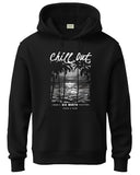 ADRO Hoodies for Men | Printed Regular Fit Hoodie | Cotton Hoodie | Mens Hoodies | Sweatshirt for Men | Hooded Hoodie | H24-CHILL-BL-M Black,Black