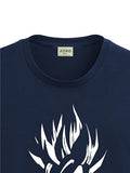 Adro Men'S Solid Regular Fit T-Shirt (Rn24-Gok-Nb_Navy Blue